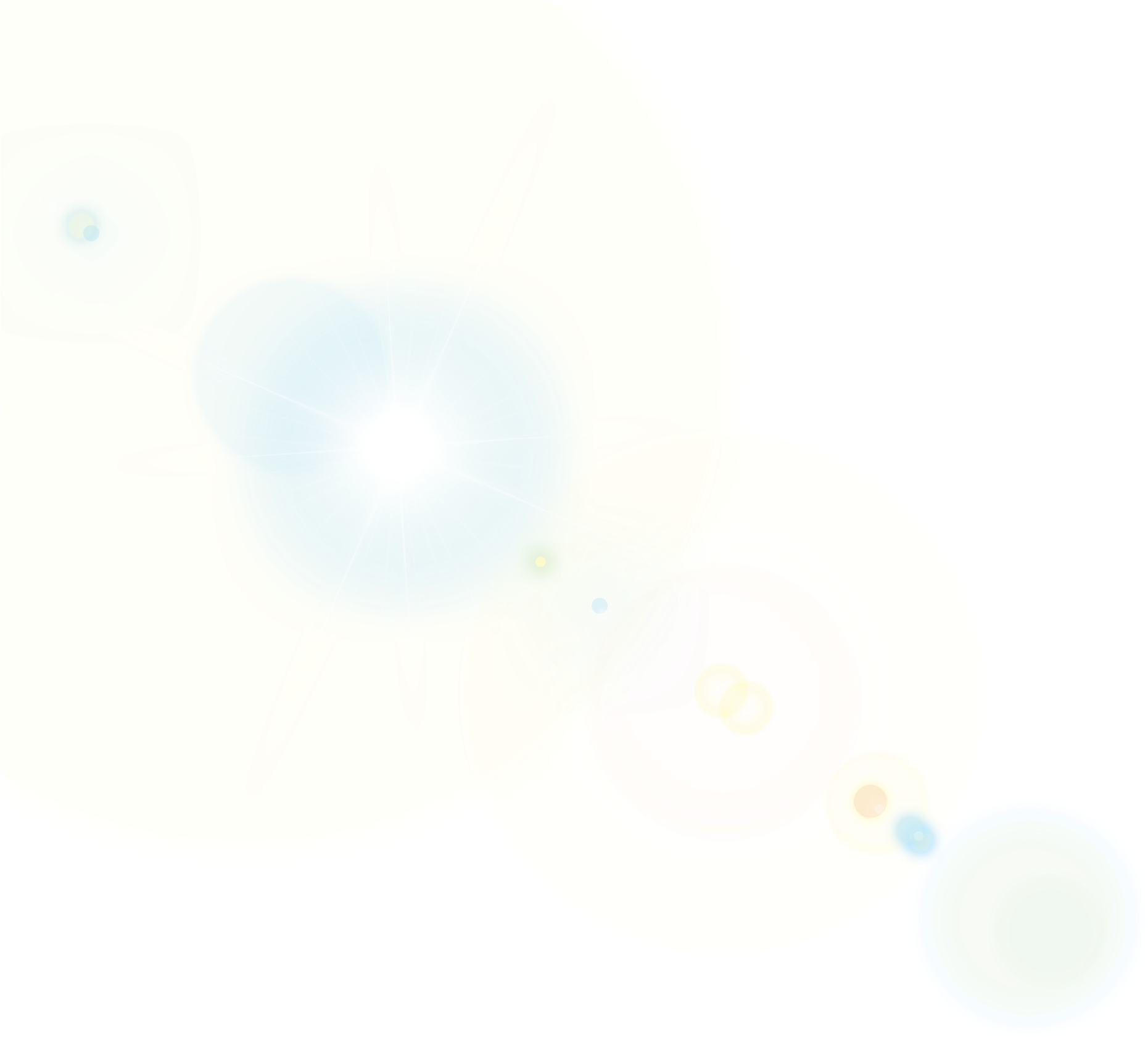 Picture Light Dynamic Effect Creative Halo Starlight,sun - Drawing (2000x2000), Png Download