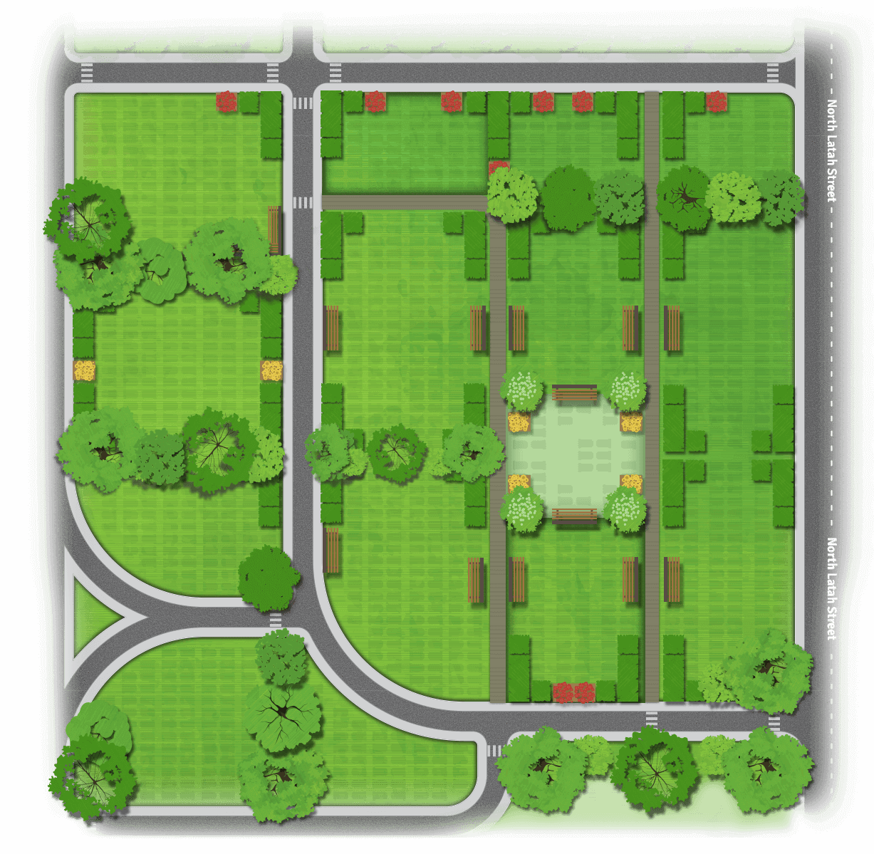 Ahaztu Barik Cemetery - Floor Plan (1227x1199), Png Download