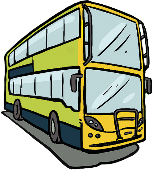 They're Shiny, They're New, And Nothing Beats The View - Bus (684x677), Png Download