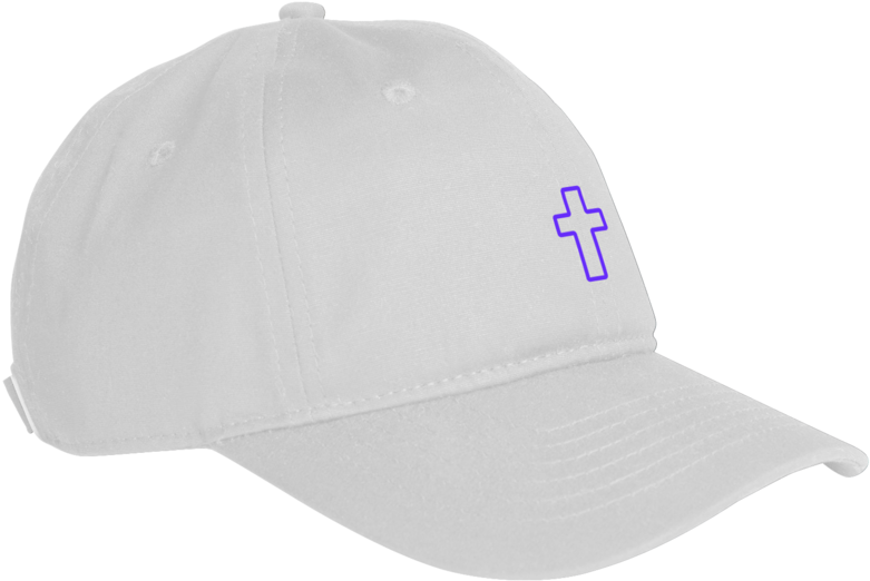 Cross / White Cap - Baseball Cap (1024x1024), Png Download