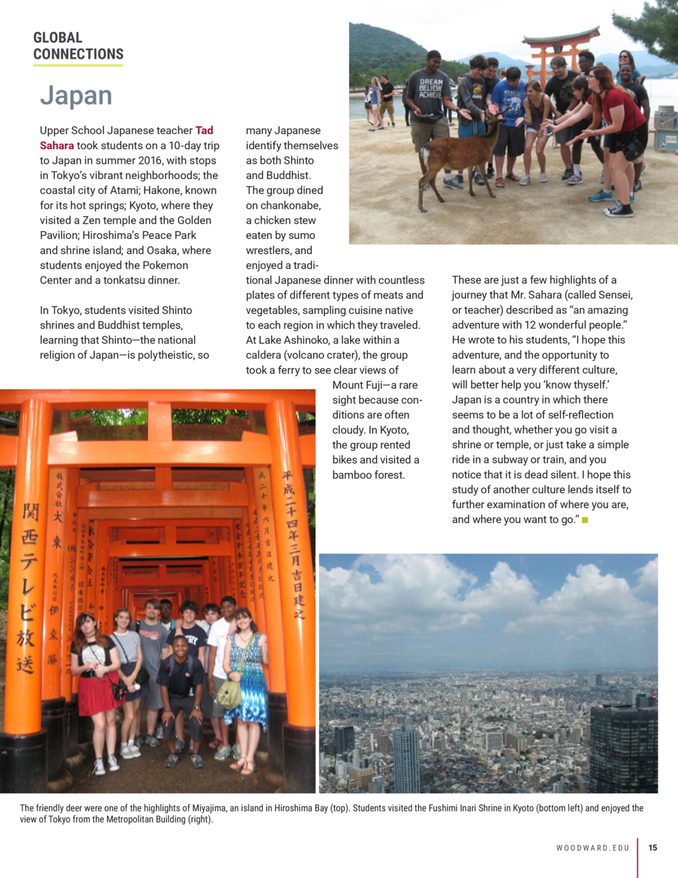 Global Connections Japan Upper School Japanese Teacher - Brochure (960x1242), Png Download