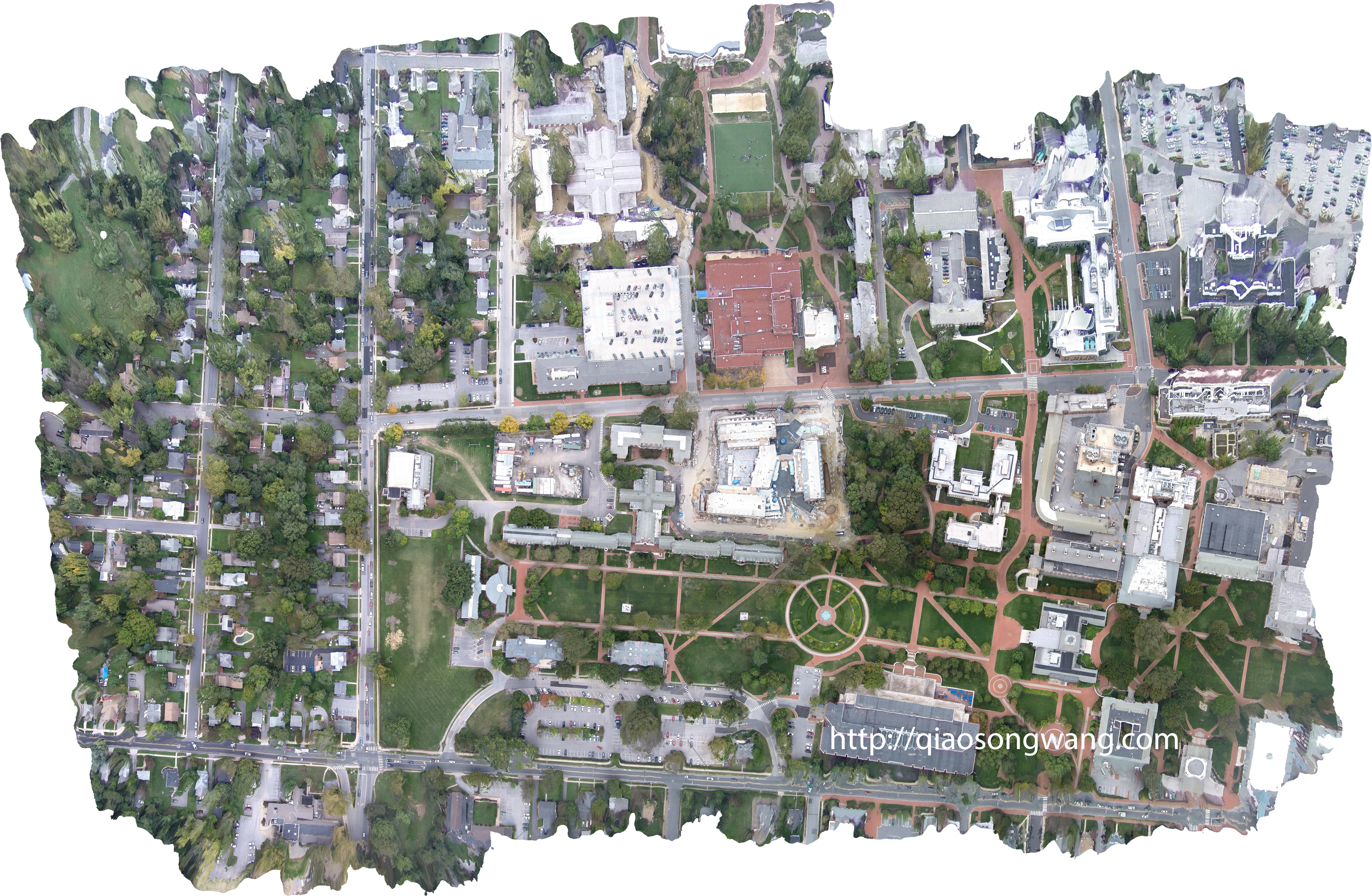 City Top View (4096x2686), Png Download