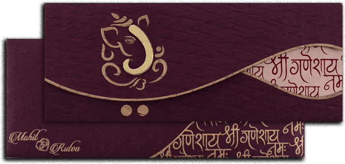 Hindu Wedding Cards - Plywood (700x700), Png Download