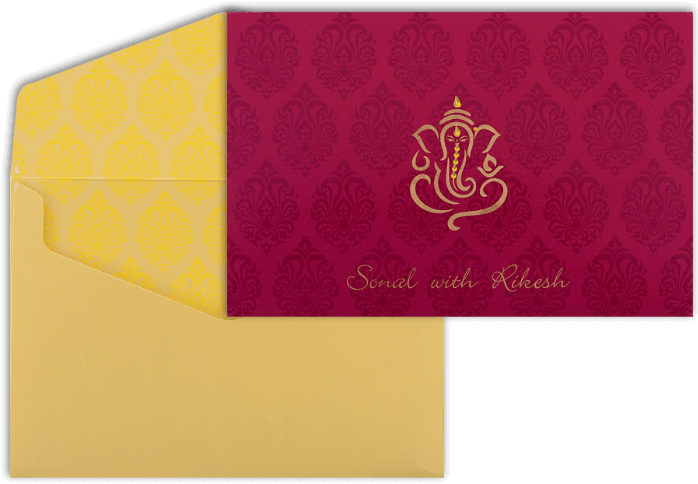 Hindu Wedding Cards - Motif (700x700), Png Download