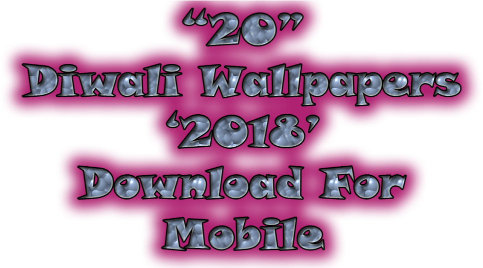 20 Diwali 2018 Wallpapers Download For Mobile - Calligraphy (1024x536), Png Download