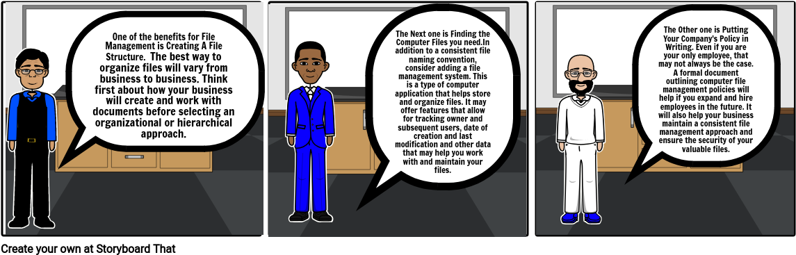 File Managment - Cartoon (1165x386), Png Download
