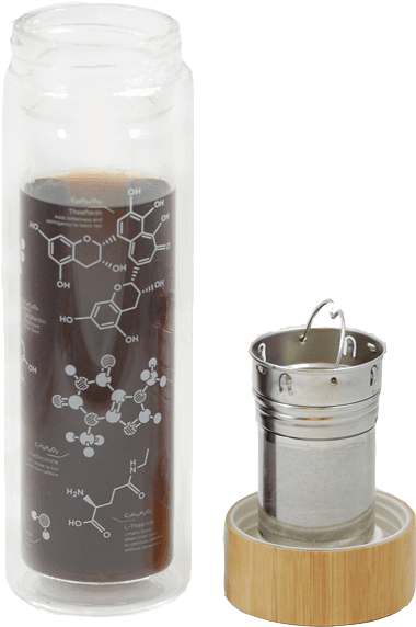 Chemistry Of Tea Glass Bottle - Glass Bottle (920x596), Png Download