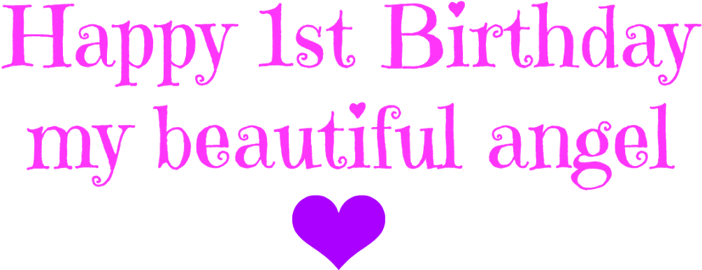 Birthday Girl In The Middle - Heart (1024x429), Png Download