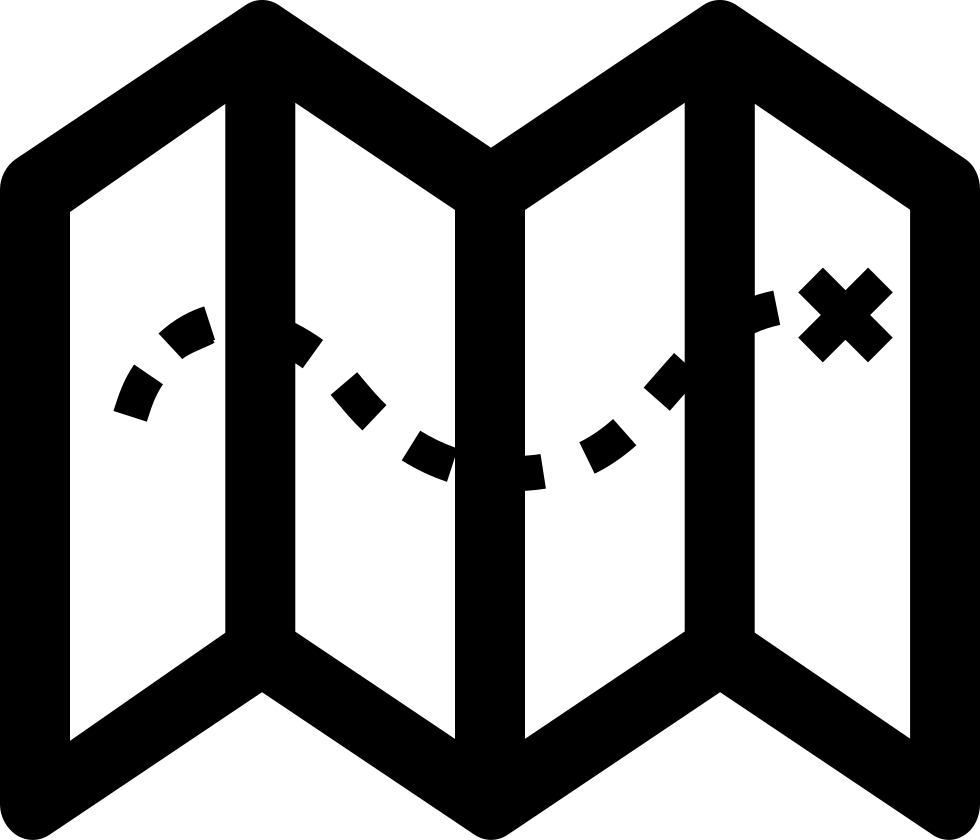 Png File Svg - Icono De Un Mapa (980x840), Png Download