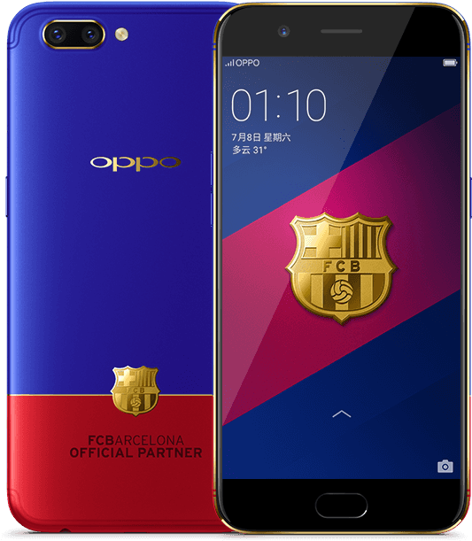 Oppo Unveils R11 Fc Barcelona Edition In Blue And Red - Fc Barcelona (800x800), Png Download
