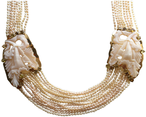 Rainforest Inspired Cameo Jewelry - Necklace (620x620), Png Download