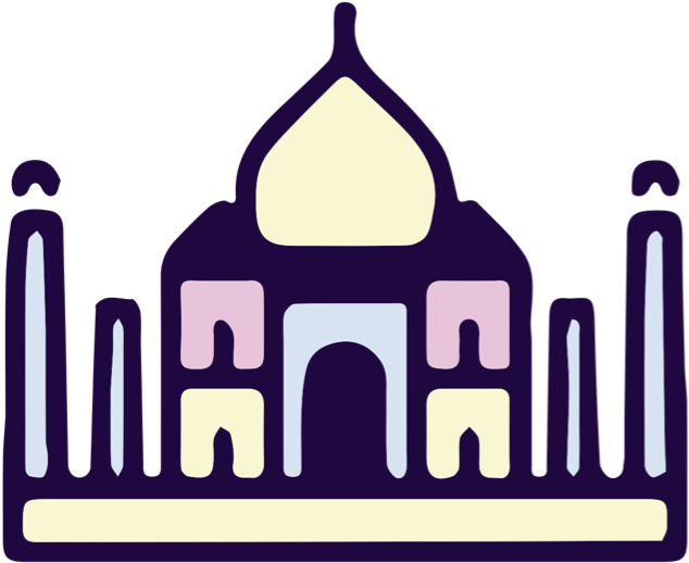 By Nina Garman Taj Mahal (669x669), Png Download