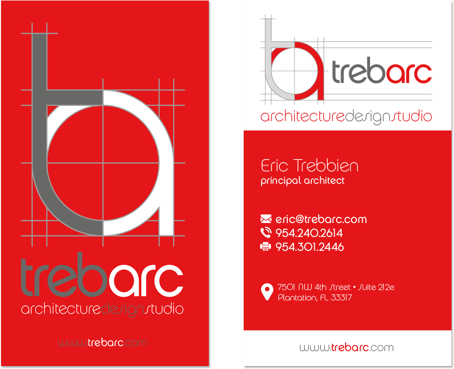 Business Card - Trebarc - Graphic Design (1920x1080), Png Download