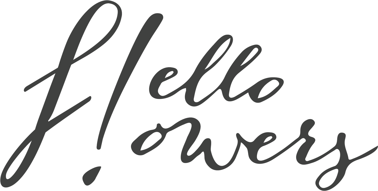 Img 9970 High Res Logo-01 - Hello Flowers Logo (1600x1131), Png Download