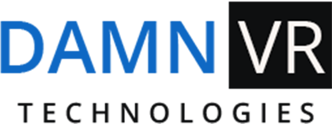 Damnvr Technologies - Electric Blue (1200x300), Png Download