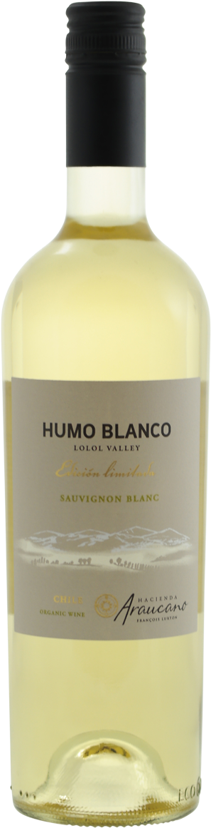 Araucano Humo Blanco Sauvignon Blanc - Bottle (336x1200), Png Download