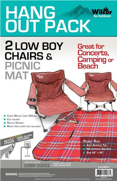 Chair Picnic Set - Tartan (600x600), Png Download