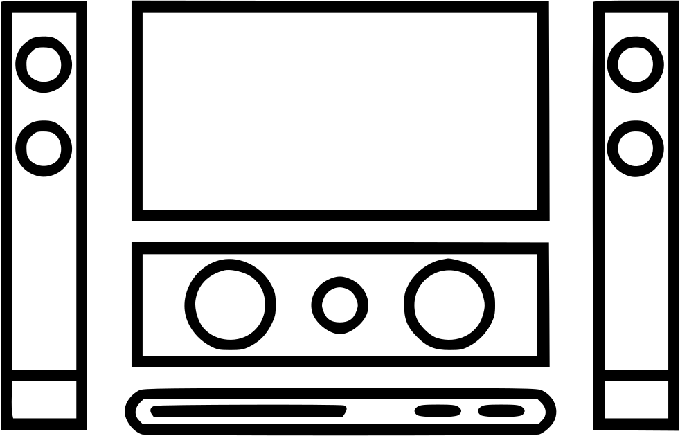 Png File Svg - Home Theatre Png Icon (982x630), Png Download