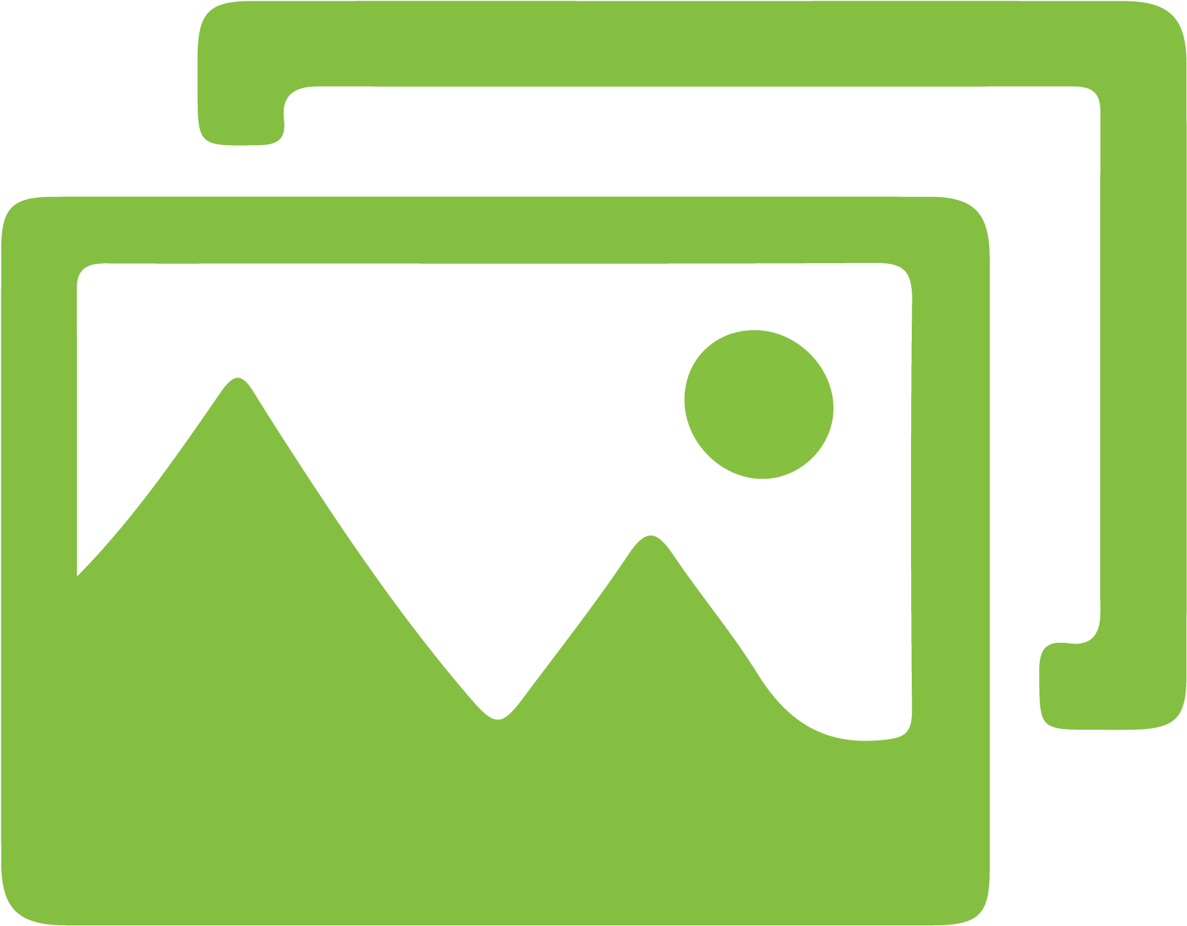 Download - Green Photograph Icon (2500x2500), Png Download