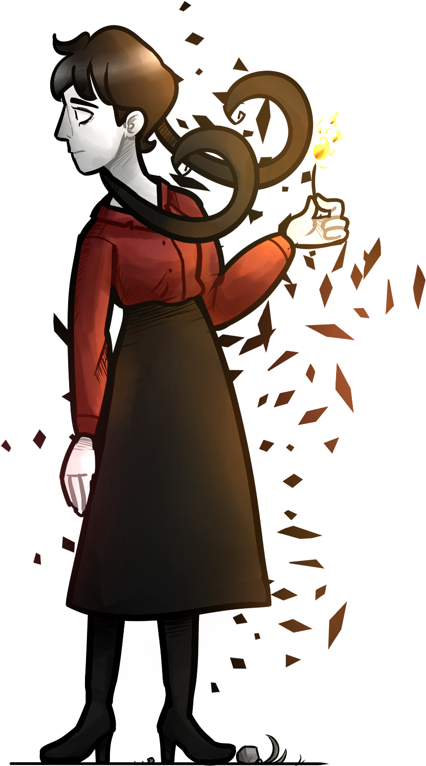Bxt07t0 - Don T Starve Willow Fanart (1000x1600), Png Download