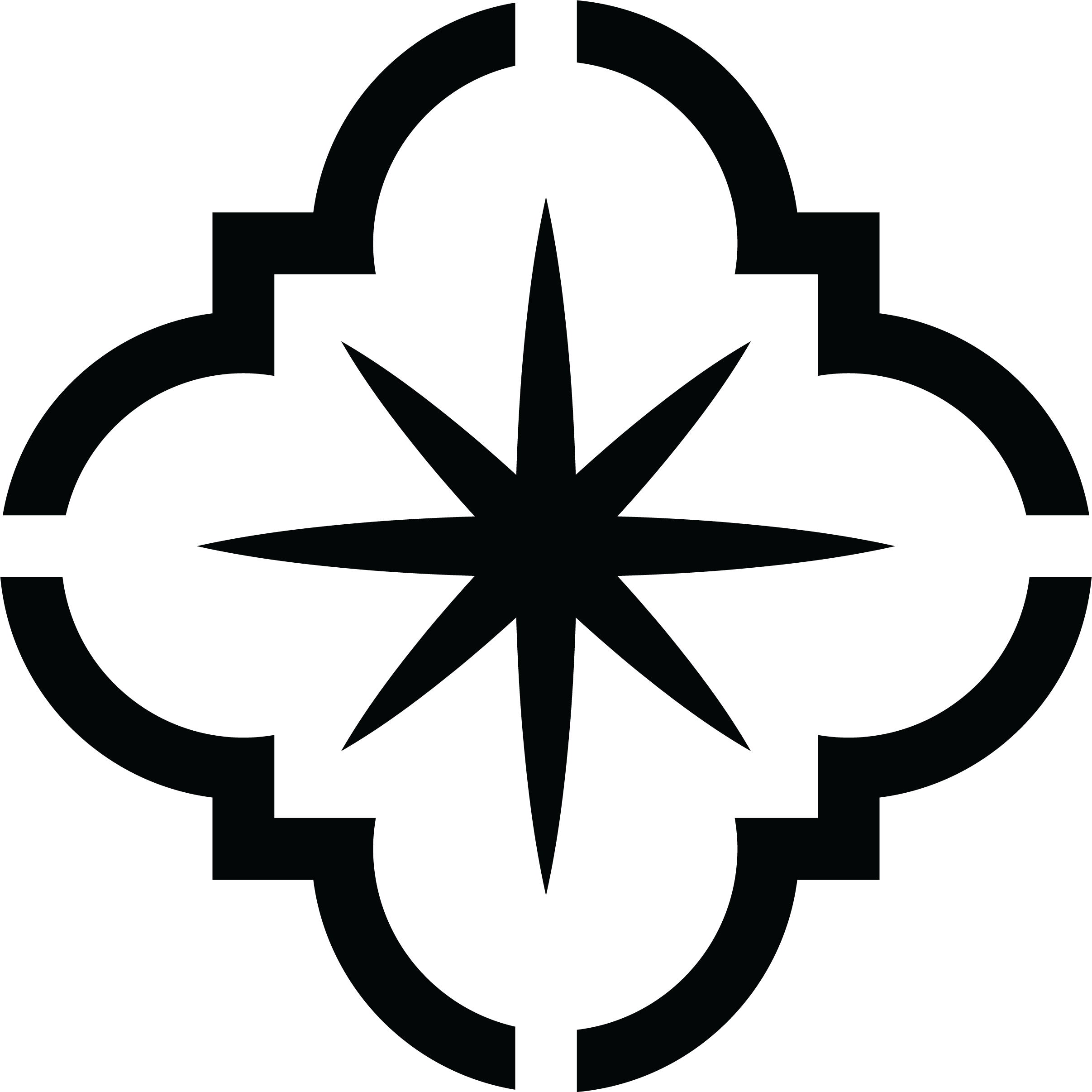 Tile 3 Black - Boat Steering Wheel Icon (2413x2412), Png Download