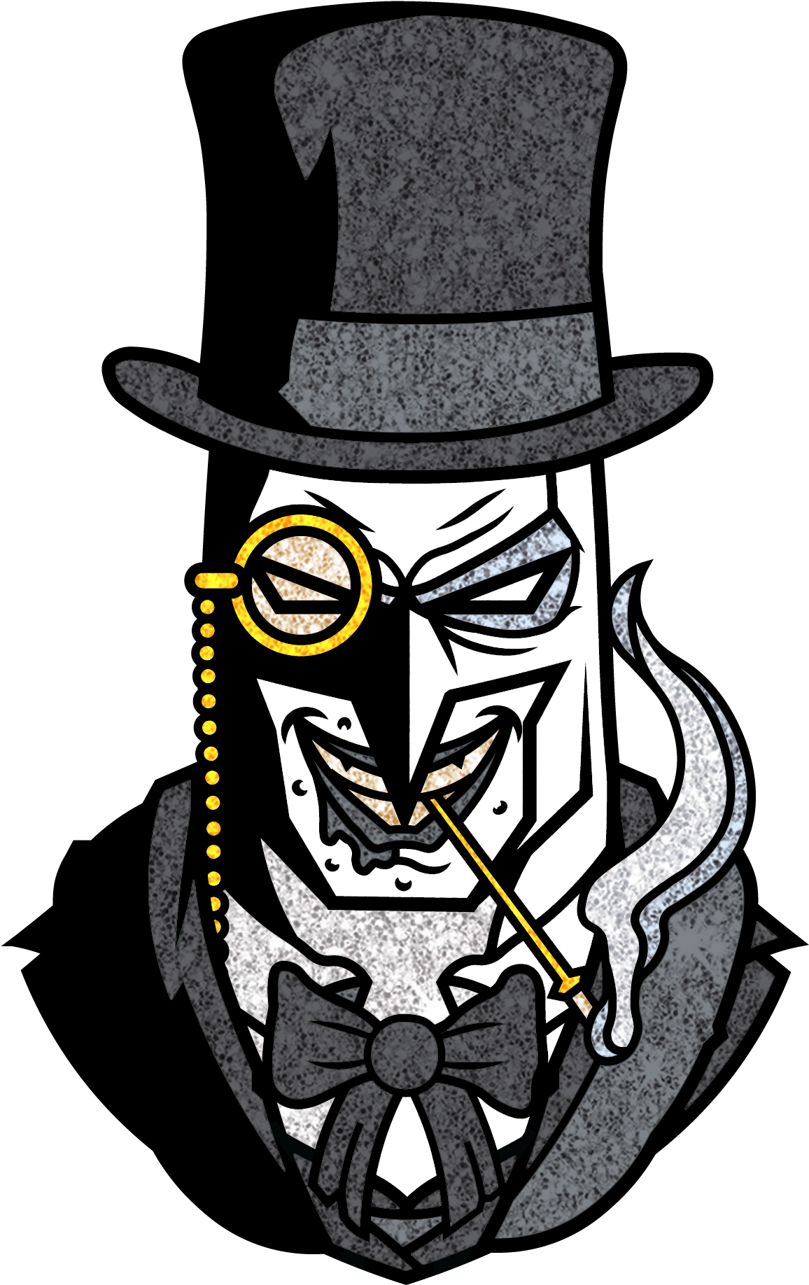 Image Of The Batman Villains Series - Illustration (2835x2835), Png Download