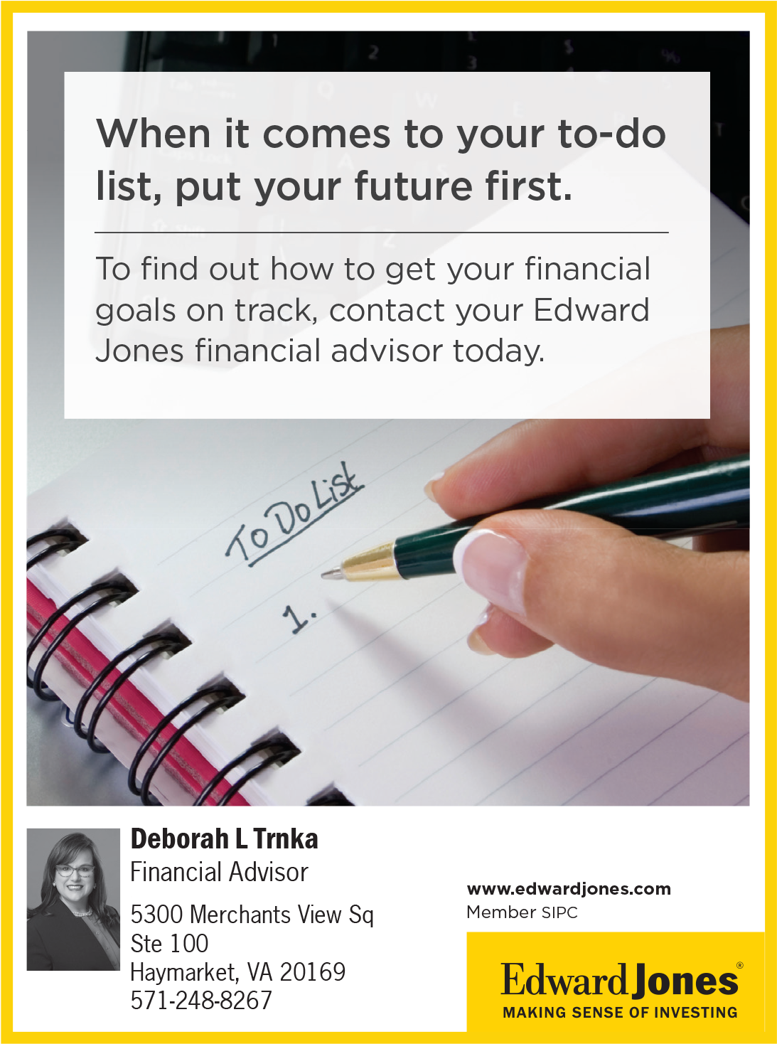 Contact A Financial Advisor Today - Edward Jones (1156x1531), Png Download