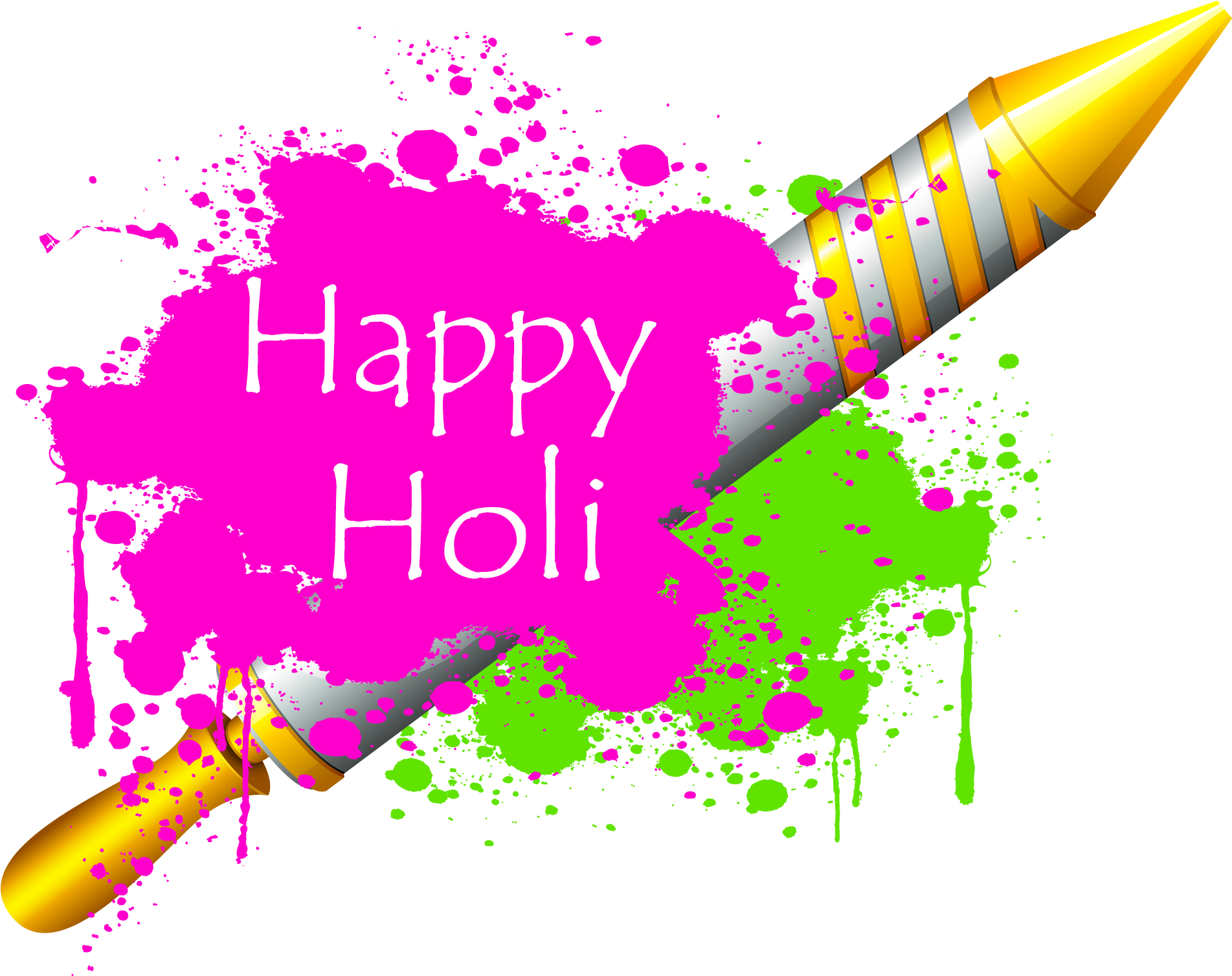 Download - Happy Holi Beautiful (2048x2048), Png Download