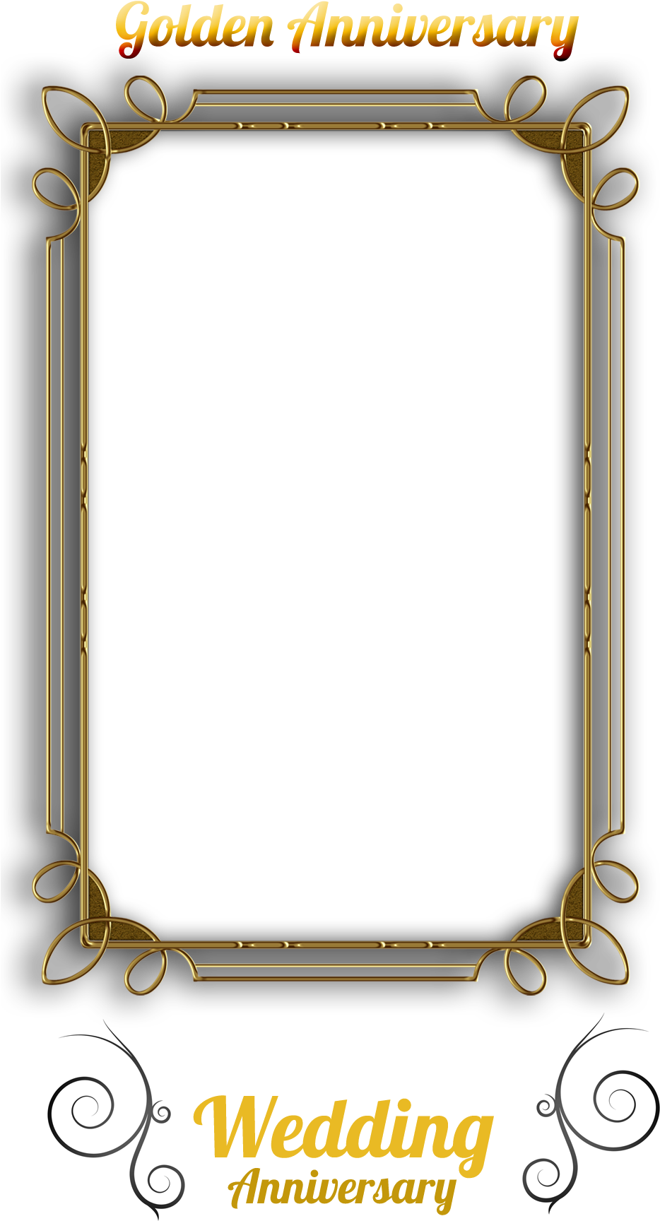Golden Anniversary - 5 Anniversary (1080x1920), Png Download