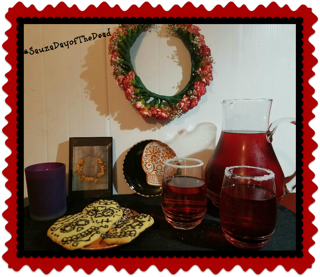 Celebrate Day Of The Dead With Sauza - Picture Frame (1048x909), Png Download