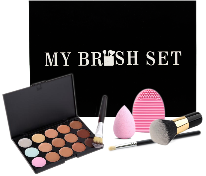 Mbs Beauty Box - Zestaw Do Konturowania Twarzy (686x598), Png Download