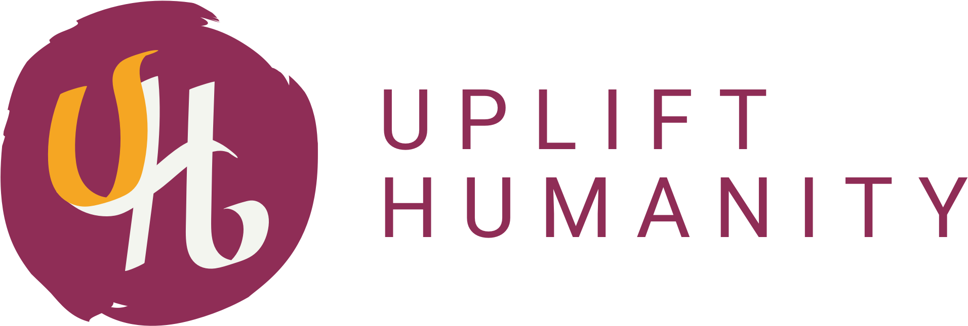 Uplift Humanity India Logo (2158x850), Png Download