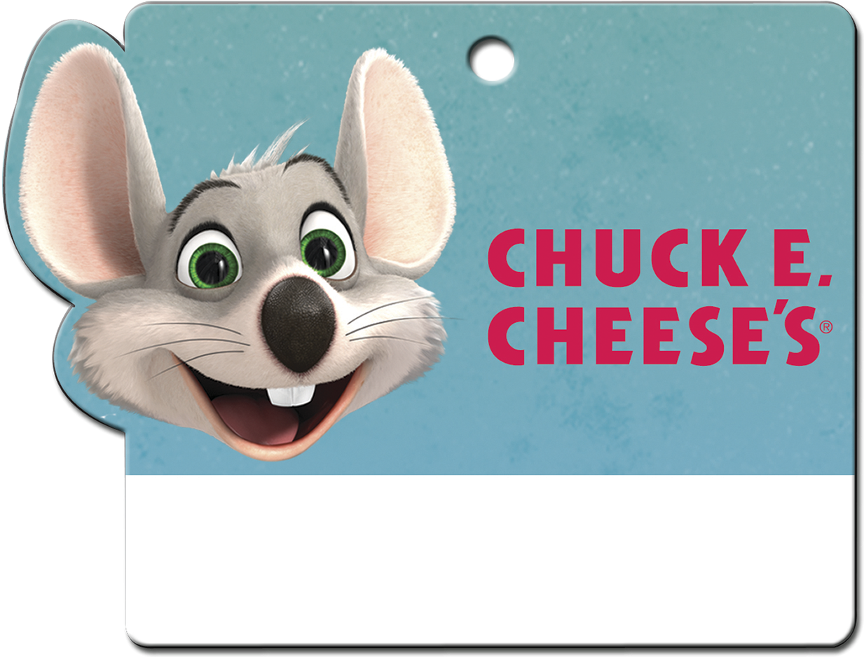 Gafete - Chuck E Cheese (1300x1017), Png Download