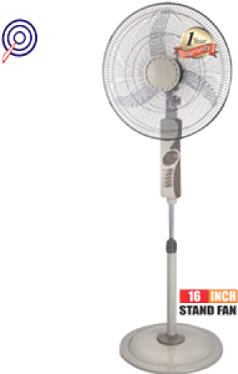 Restpoint 16" 3 Blades Standing Fan Rp-sf1602 - Mechanical Fan (526x800), Png Download