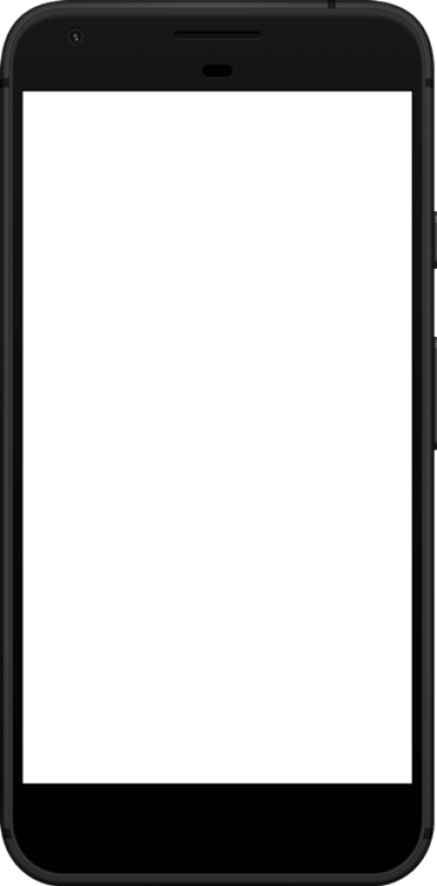 Android - Mobile Frame In Hand Png (400x810), Png Download
