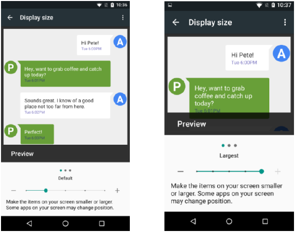 Accessibility Enhancements Android N - Android Show More (710x500), Png Download