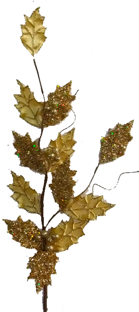 Ramas Hojas Velvet Dorado - Gambel Oak (480x640), Png Download