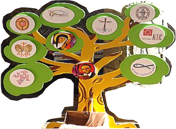 Ramas De La Familia Vicenciana - Cartoon (708x532), Png Download