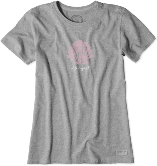 Women's Seashell Crusher Tee - Active Shirt (570x570), Png Download