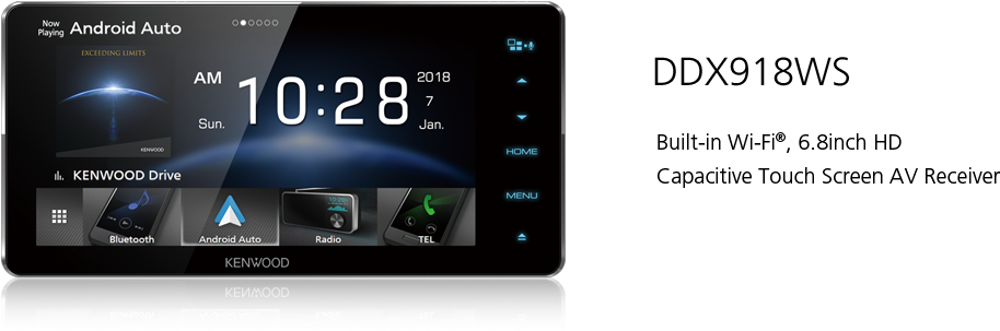 Kenwood Ddx616btm (1024x417), Png Download