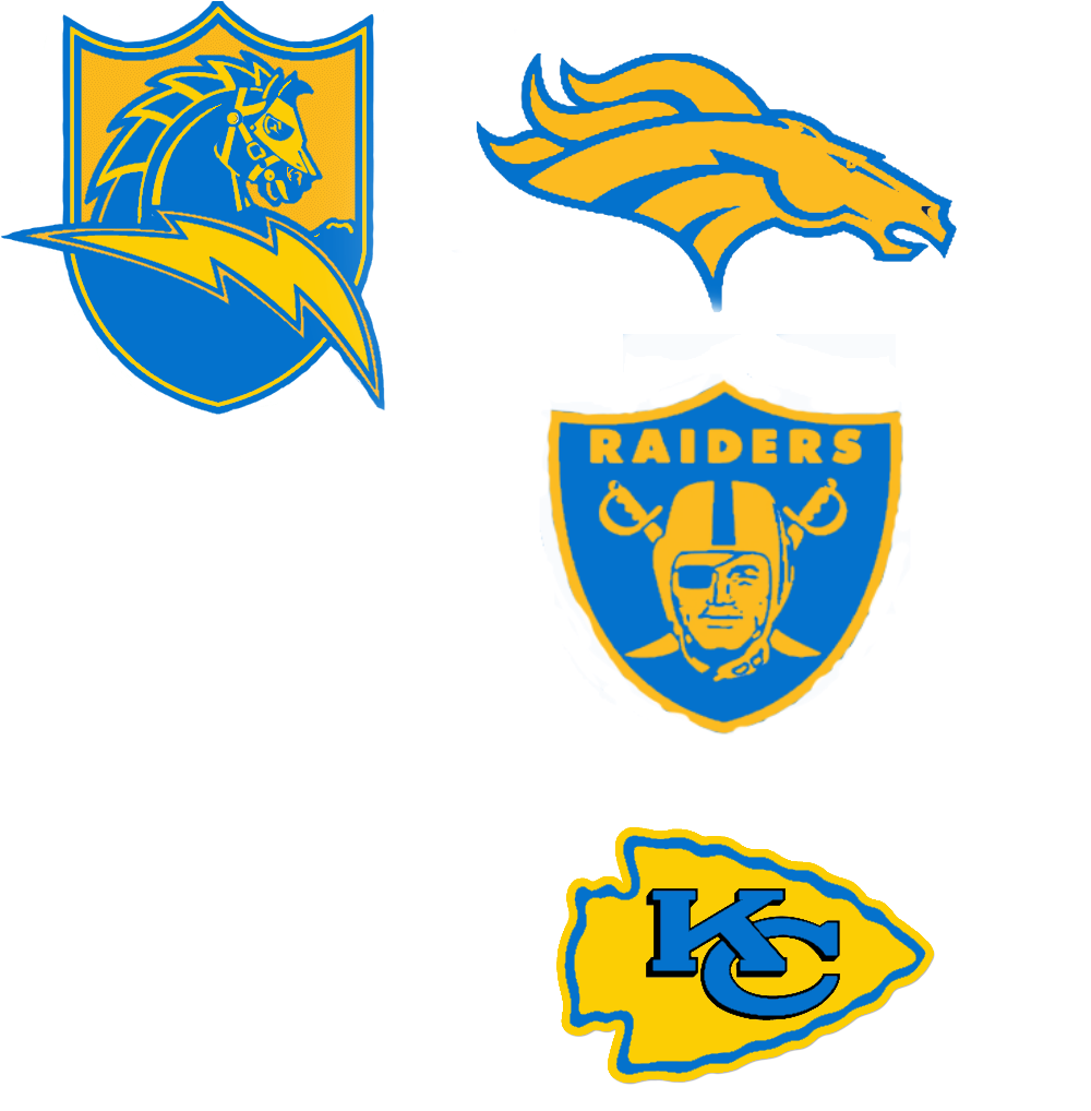 Afc West - Oakland Raiders (1163x1188), Png Download