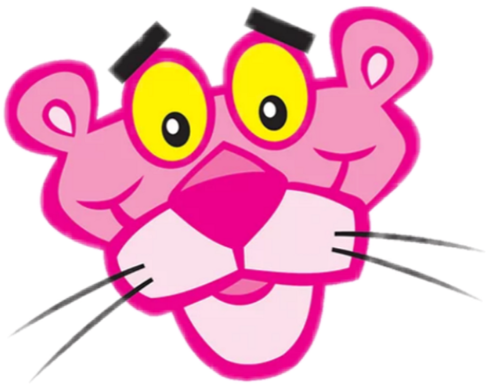 Pantera Sticker - Mount Carmel Academy Pink Panther (1024x893), Png Download