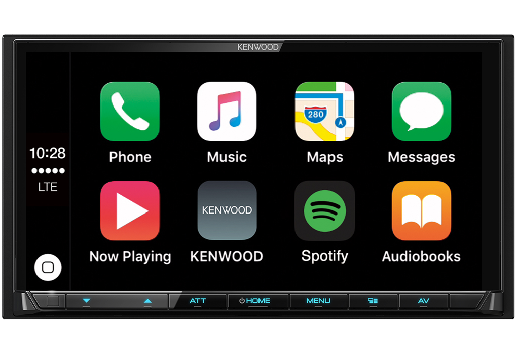 Kenwood Dmx-7017dabs 7" Android Auto/apple Carplay - Kenwood Dmx 7017dabs (1020x700), Png Download