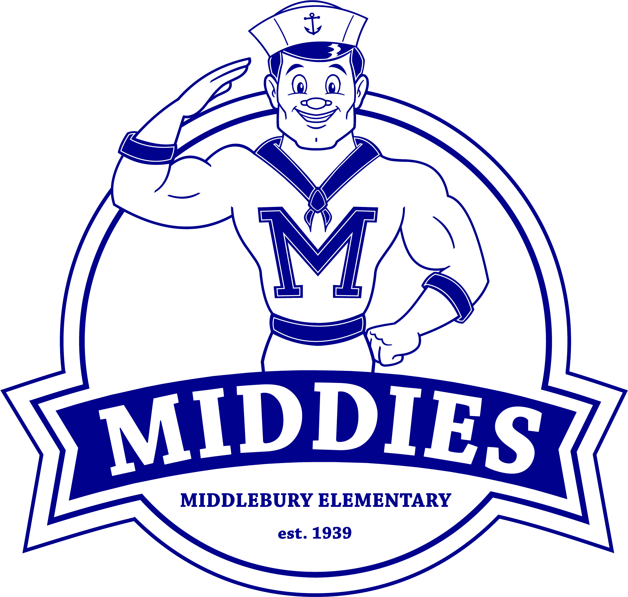 Middlebury Middies Mascot - Direct Access (2132x2132), Png Download