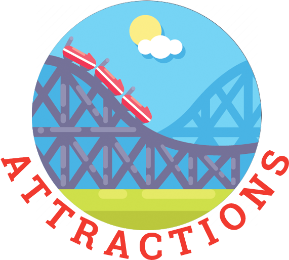 Ticket Monster Attractions - Circle (767x528), Png Download