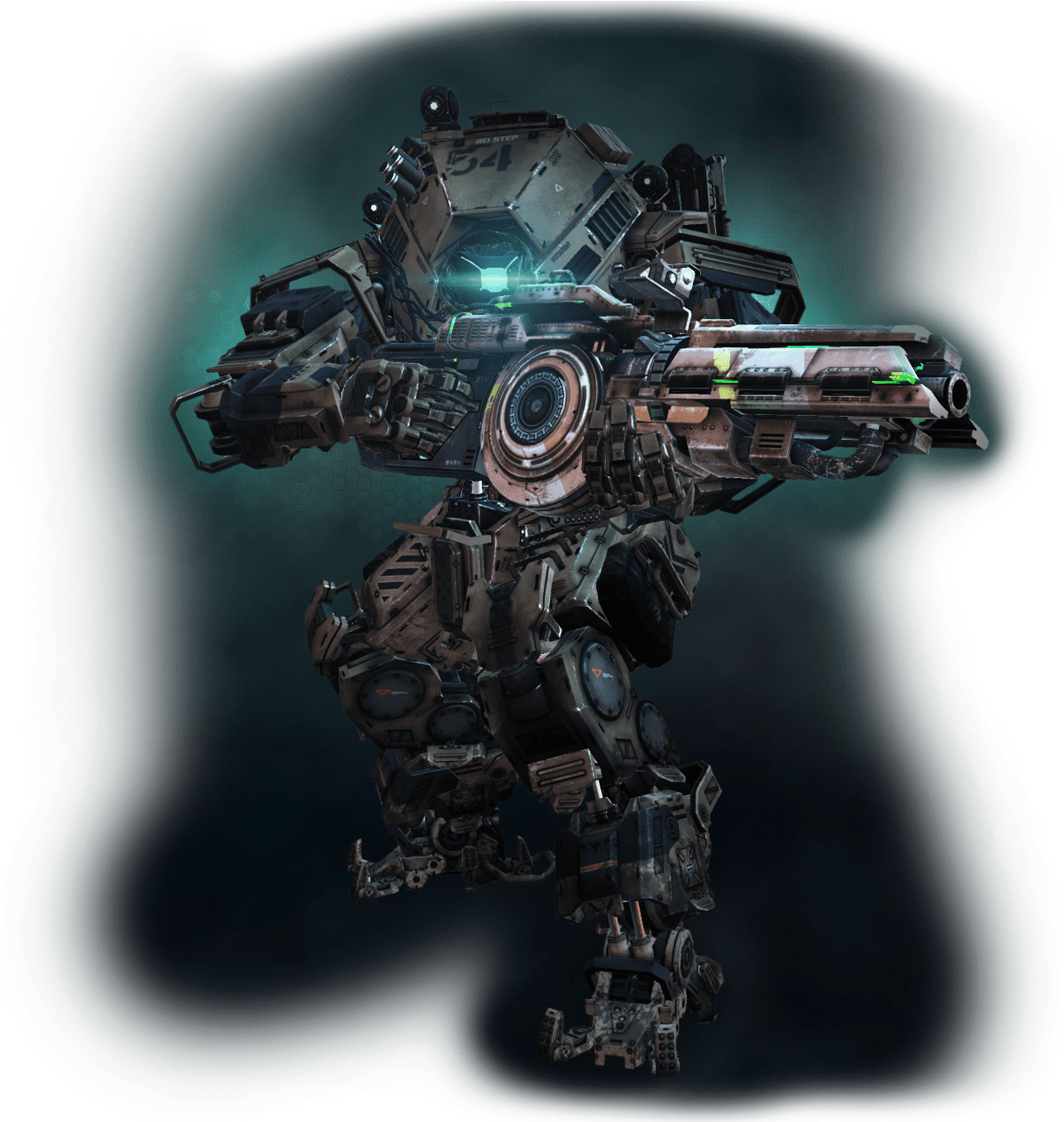 Download Ion Titan Titanfall 2 Sci Fi Character - Titan From Titanfall 2 PNG  Image with No Background - PNGkey.com, image size:1287x1357