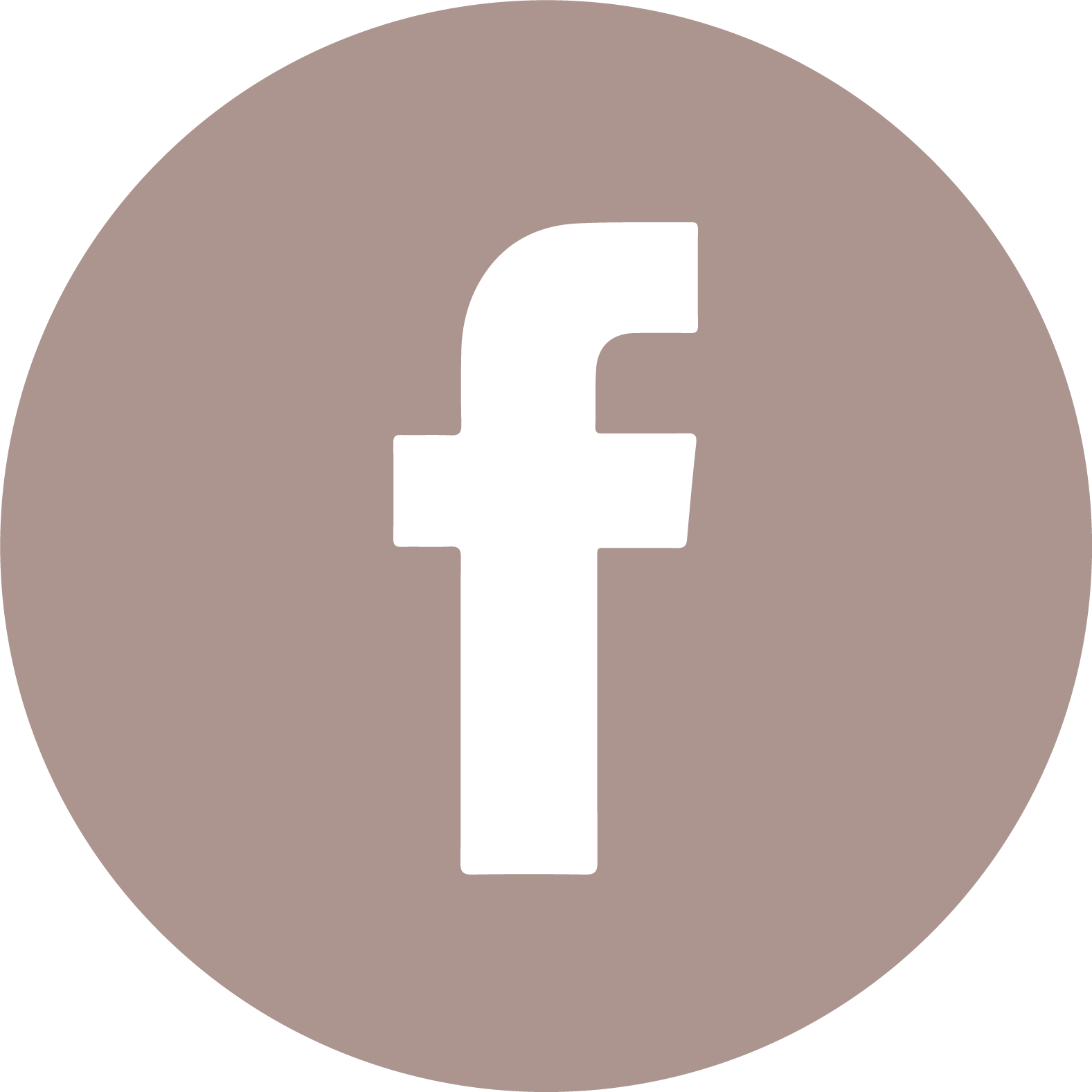 Facebook-icon Brown Transparent - Brown Facebook Logo Transparent (1577x1577), Png Download