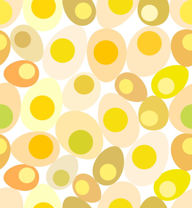 The Pattern Has Transparent Background, So In Principle - Egg Pattern (640x695), Png Download