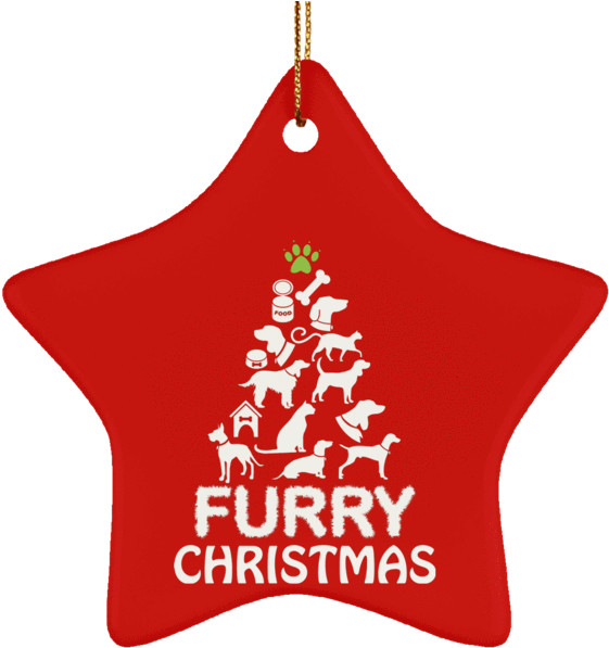 Furry Christmas Ornaments - Christmas Cards For Veterinarians (600x600), Png Download
