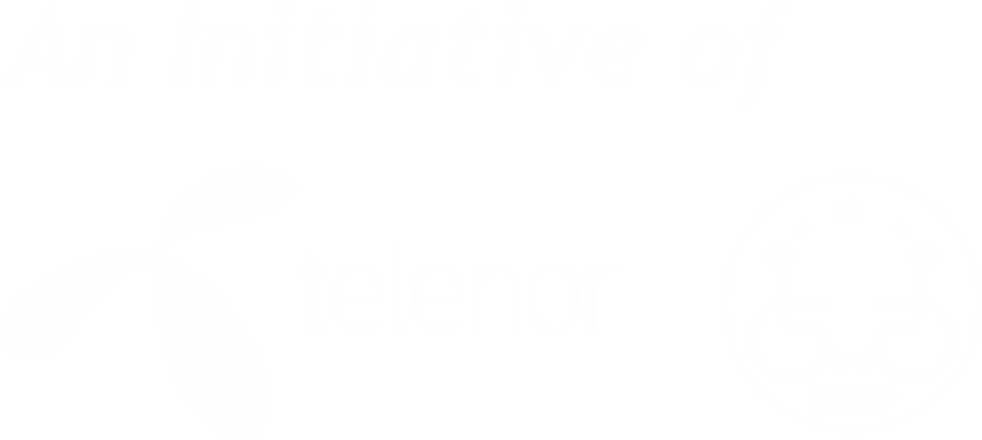Logo Of Telenor And Step - Beige (2186x811), Png Download
